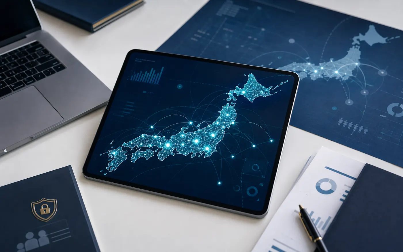 全国のIT企業M&Aに対応するネットワークイメージ