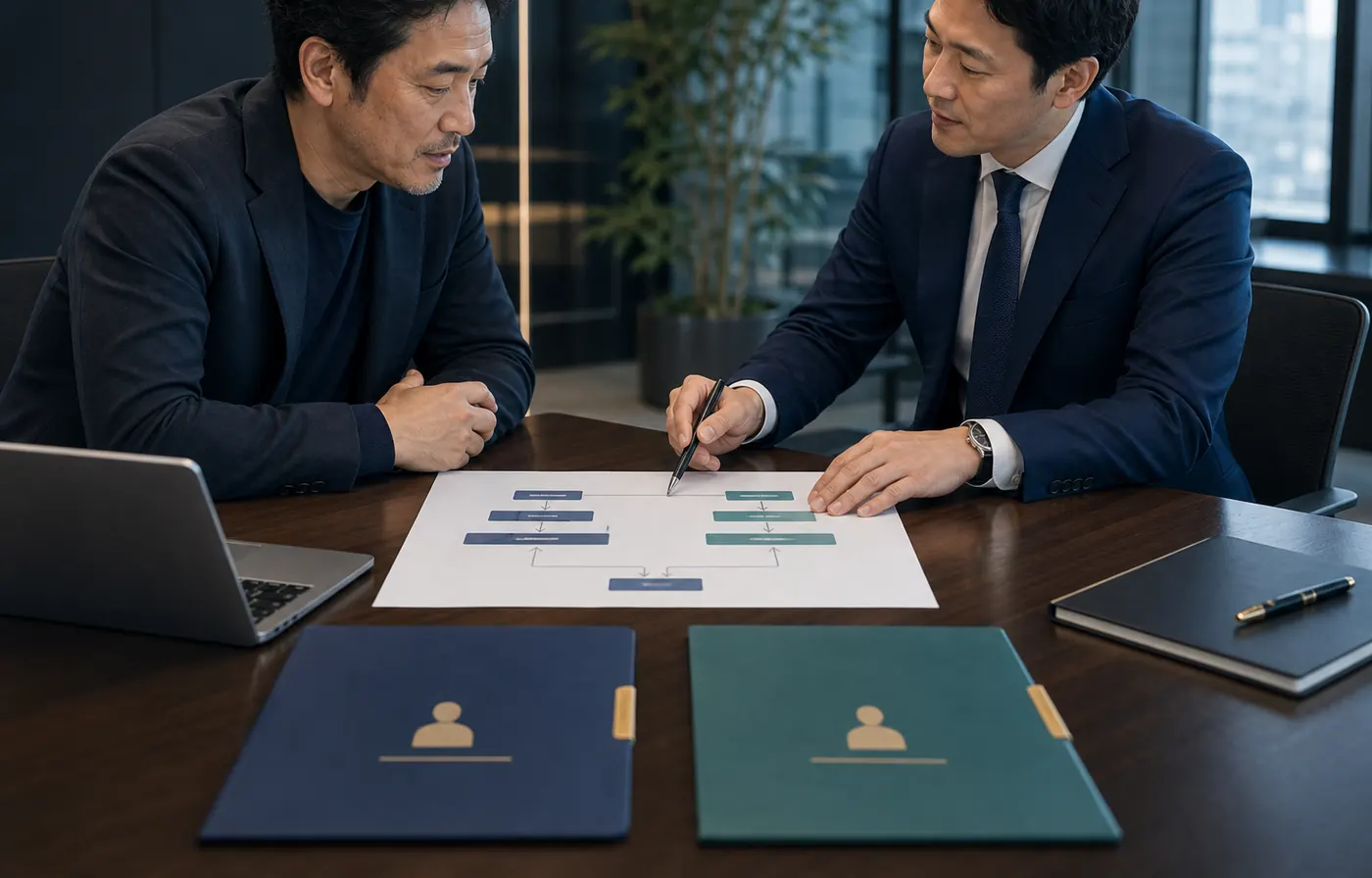 IT M&Aの譲渡企業と買い手企業の相談ルートを整理する打ち合わせ